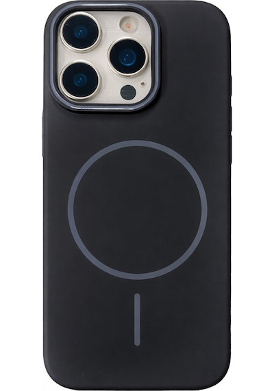 Apple iPhone 16 Pro Uyumlu Kamera Çıkıntılı Magsafe Wireless Şarj Özellikli Sert Sararmaz Silikon Kılıf