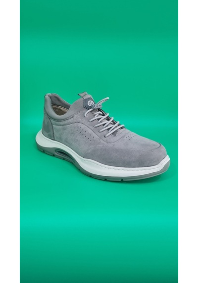 Komcero Lastik Bağlı Streçli O Yay Sistemli Kat Deri Model Erkek Casual Ayakkabı Y2844-8225 Gri Komcero Lastik Bağlı Streçli O Yay Sistemli Kat Deri Model Erkek Casual Ayakkabı Y2844-8225 Gri