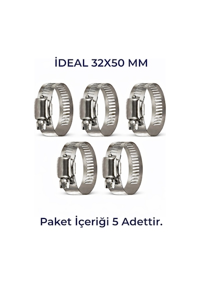 Hortum Kelepçesi 5 Adet 32x50' Lik