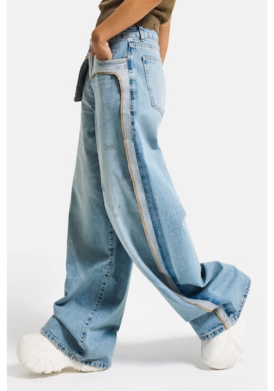 it's basic Kadın T.kot Rengi 12s6-32 Süper Baggy Fit Özel Tasarım Denim Jean