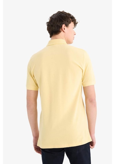 DeFacto Slim Fit Dar Kesim Polo Yaka Nakışlı Kısa Kollu Tişört D7665AX25SPYL488 DeFacto Slim Fit Dar Kesim Polo Yaka Nakışlı Kısa Kollu Tişört D7665AX25SPYL488