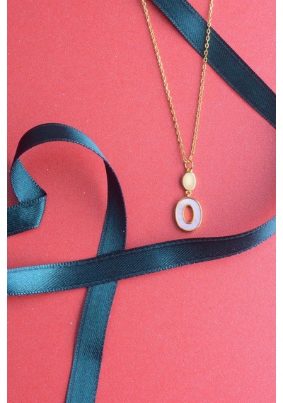 Innuendo Jewelry 925 Ayar Gümüş O Kolye Altın