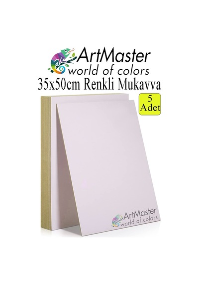 Beyaz Renkli Mukavva 35x50 Cm 5 Adet 1 Paket Renkli Sert Karton 1.0 Mm Anasınıfı Hobi Etkinlik Okul Öncesi Elişi