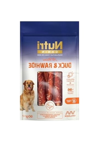 Ördek Eti Sarılı Kedi Ödül Kemiği, 80 Gr Ağırlığında