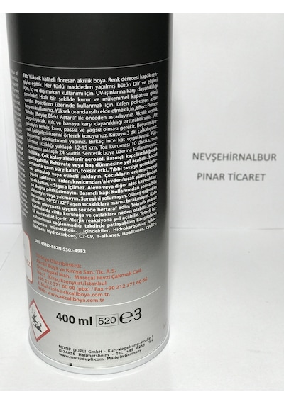 Fosforlu Yeşil Sprey Boya 400 ML MOTİP