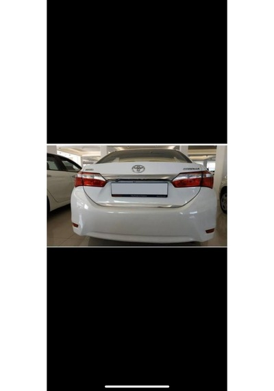 Toyota Corolla 2013-2018 Modeller Arası Krom Bagaj Alt Çıtası Paslanmaz Çelik