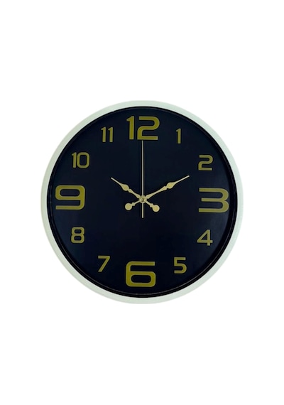 36 Cm Krem Gold Rakamlı Duvar Saati Diğer 20733488