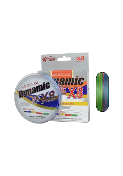 KAPTAN DYNAMIC 8X 300MT MULTI COLOR 0.12 MM MİSİNA