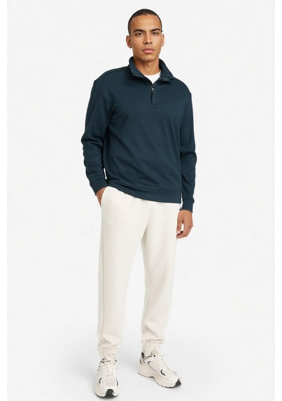 Defacto Standart Fit Modal Sweatshirt G8148ax25wnnv255 Lacivert-nv255