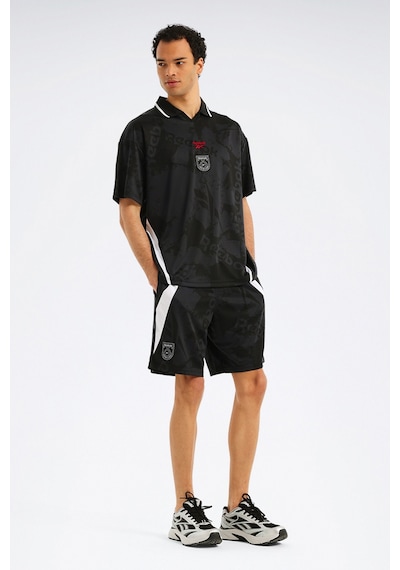 Reebok Street Sport Ftbl Jersey Siyah Erkek Kısa Kol T-shirt 000000000102343591 Siyah-beyaz