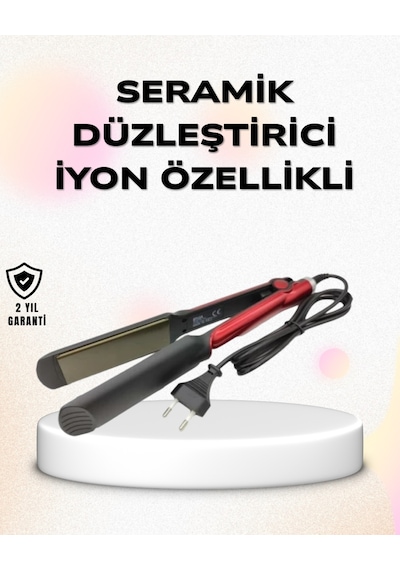 Profesyonel Titanyum Saç Düzleştirici Ayarlanabilir Isı Ve Hızlı Isınma Özellikli