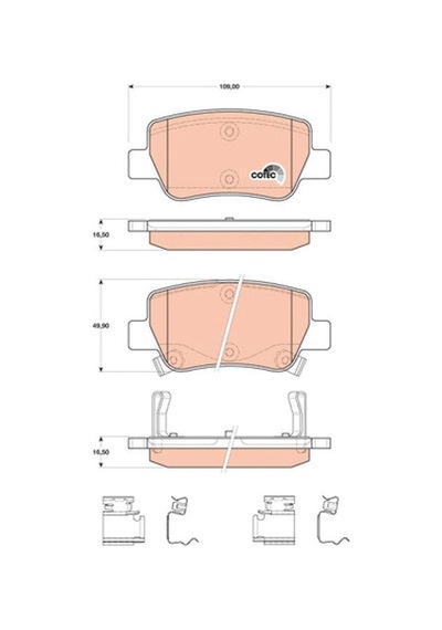 Toyota Avensis Arka Fren Balatası 2008-2018