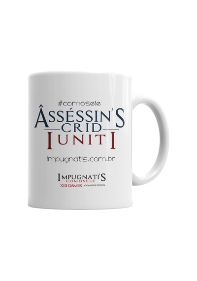 Comosele Assassin's Creed Unity Kupa Bardak Porselen Karışık