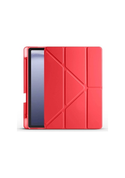 Galaxy Uyumlu Tab A9 Plus Kılıf Zore Tri Folding Kalem Bölmeli Standlı Kılıf Klasik