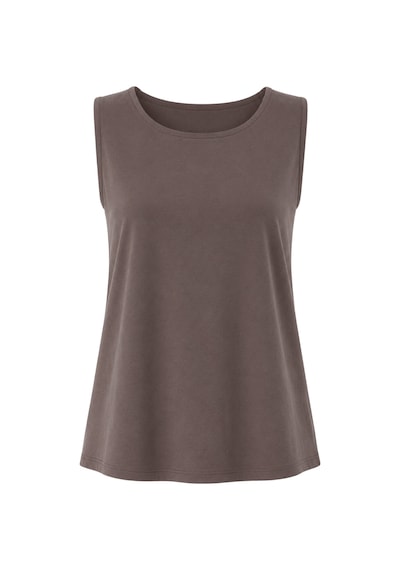 Mixray 2117 Kadın Basic Relax Fit Atlet Pantolon İkili Takım Kahve
