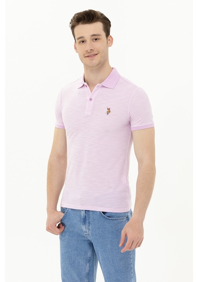U.s. Polo Assn. Erkek Manolya Tişört 50263371-vr211 Açık Lila