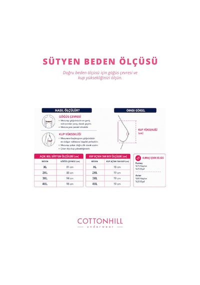 Cottonill Seamless Bra - Virela Lazer Kesim Önden Düğmeli Büyük Beden Kadın Sütyen 3'lü Paket-2 Çok Renkli
