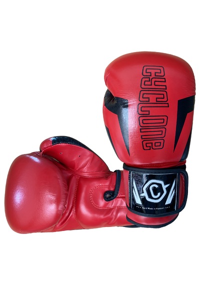 Cyclone Clash Orijinal Deri Boks Ve Kick Boks Eldiveni Kırmızı