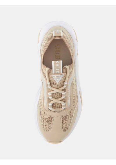 Guess Genga Kadın Sneaker Ayakkabı Flpgenfam12 Bej