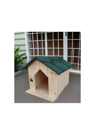 Woodcolor Premıum Doğal Ahşap Kedi Evi Dış Mekan Kedi Kulübesi Yağmur Geçirmez - 785647301
