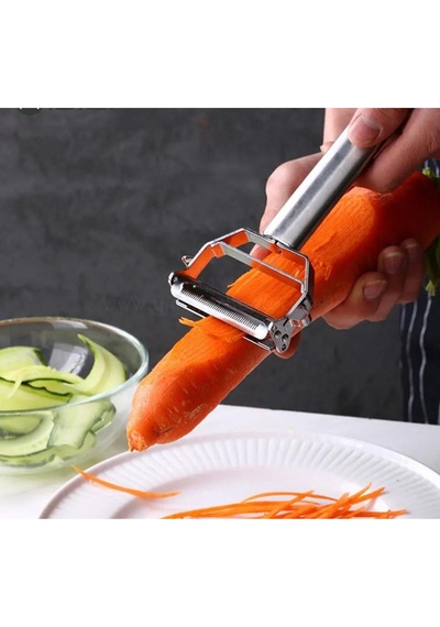 Paslanmaz Çelik Turbo Jülyen Soyacak 18 Cm Gümüş Diğer