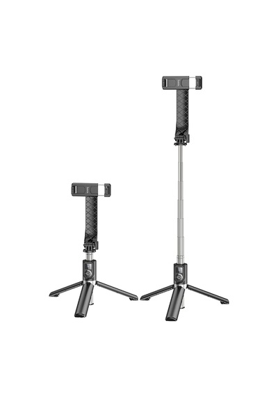 Hoco. K20 Bt 4.2 1m Broadcast Holder Selfie Çubuğu - Siyah