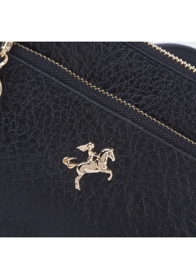 Nas Bag Kadın Çapraz Ve Clutch Çanta Bilek Ve Çapraz Askılı 24x15 Cm Siyah Victoria