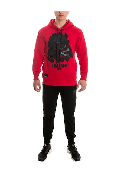Bonesmen Erkek Kapüşonlu Sweatshirt (463018464) Kırmızı