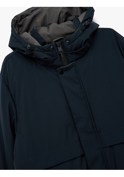 Koton Uzun Kollu Baskılı Cepli Çıtçıt Düğme Detaylı Fermuarlı Kapüşonlu Parka Lacivert 6wam00021hw Koton Uzun Kollu Baskılı Cepli Çıtçıt Düğme Detaylı Fermuarlı Kapüşonlu Parka Lacivert 6wam00021hw