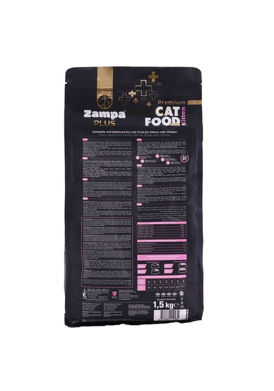 Zampa Plus Premium Tavuk Etli Yavru Kediler İçin Kuru Mama 1500 G