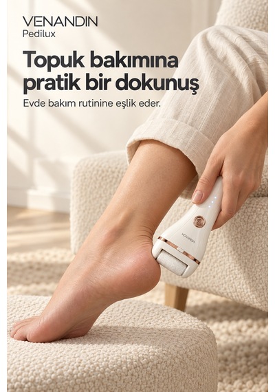 Vn/pl-001 Pedilux Şarjlı Elektrikli Ayak Törpüsü Ipx6, 45 Dakika - Beyaz