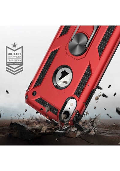 Apple Uyumlu iPhone XR 6.1 Kilif Yüzüklü Zirh Tank Vega 386841443