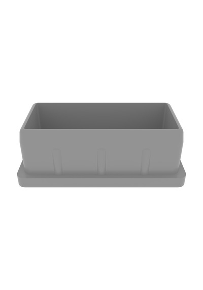 Cateksss 30x60 Mm Düz İç Profil Tapası Ral7035 - 42 Li Paket Gri