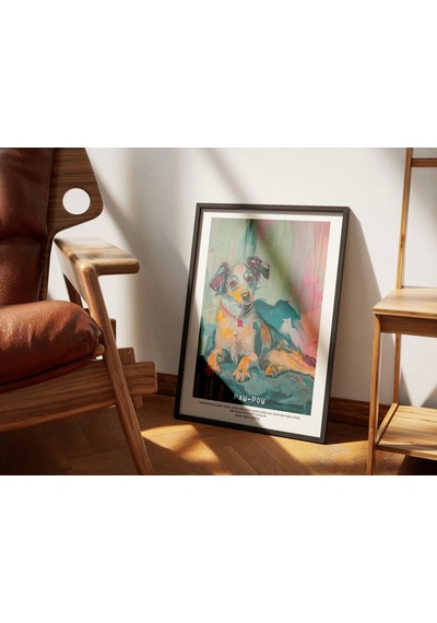Paw-pow No:19 Art Print