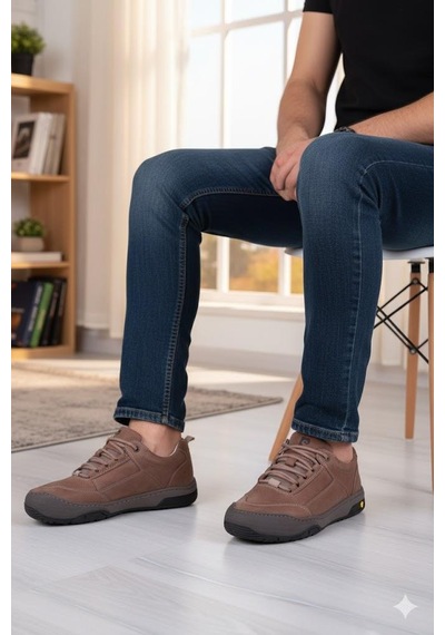 Pierre Cardin 772522 Rahat Esnek Orijinal Ürün Hakiki Deri Sneakers Erkek Ayakkabı Kum
