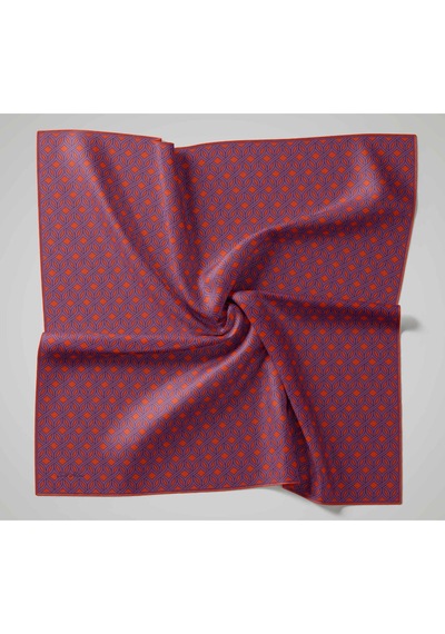 Silk Home Twill İpek Eşarp 11479-22 Parlak Turuncu, Eflatun