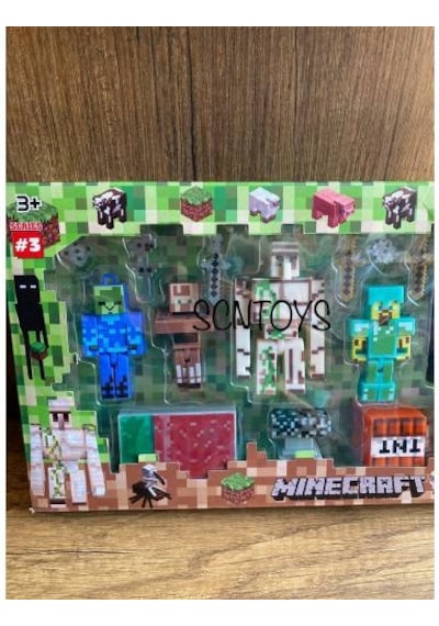 Oyuncak Minecraft Figür Oyuncak Mınecraft Figürleri 21 Parça