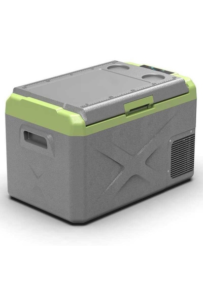 Icepeak Prag Kompresörlü Buzdolabı 30 Litre-gri-yeşil Çok Renkli