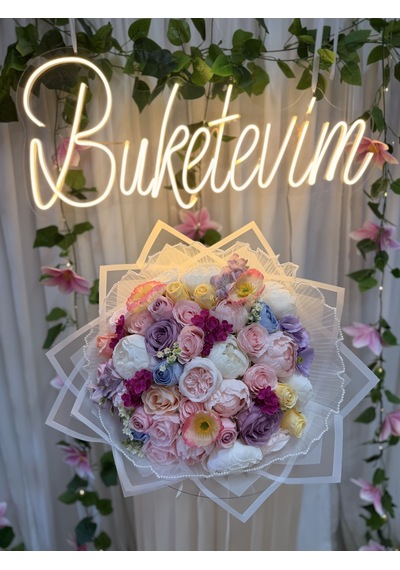 Şakayık Ve Gül Buketi Diğer