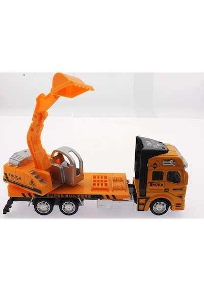 Die Cast Çek Bırak Sarı Kepçe