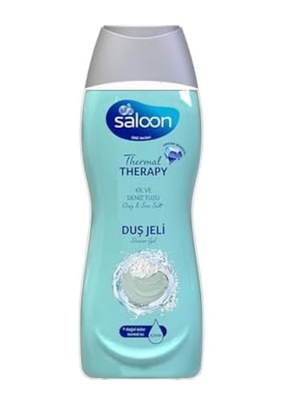 Saloon Thermal Duş Jeli Besleyci Kil & Deniz Tuzu 450ml Açık Bej