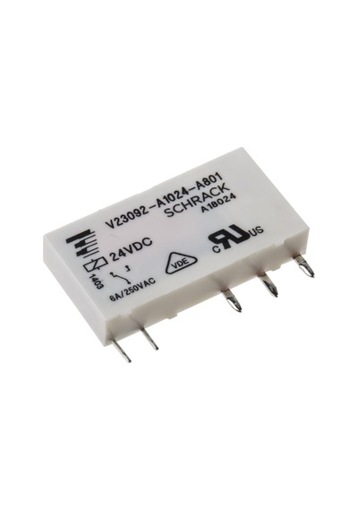 Schrack V23092-A1024-A801 24V Dc 6A Slim Röle