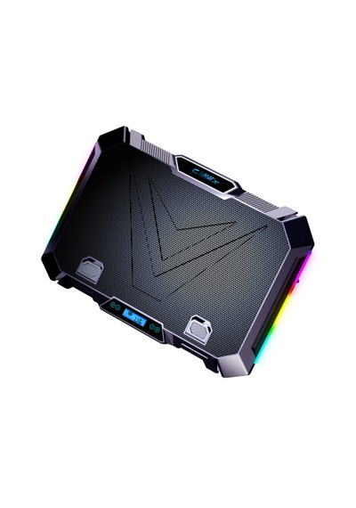 Vortex 8x Fan - 10 Mod Rgb - Lcd Ekran - Fan Ve Yükseklik Kademeli 2x Usb Notebook Soğutucu