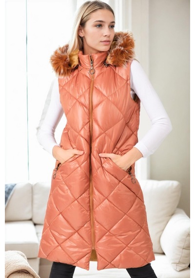 Z6717 Dewberry Bayan Yelek-taba-2 Taba-2