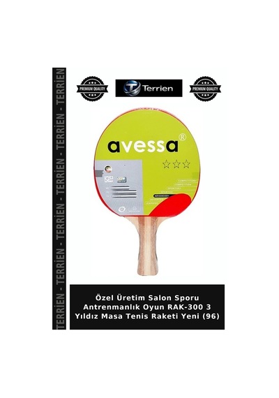 Özel Üretim Salon Sporu Antrenmanlık Oyun Rak-300 3 Yıldız Masa Tenis Raketi Yeni 96