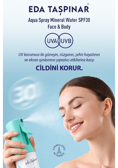 Eda Taşpınar Canlandırıcı Etkili Yüz Spreyi SPF30 200 ML