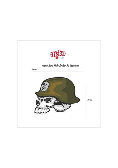 Metal Kuru Kafa Sticker (189471873)