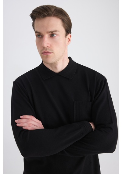 Twn Slim Fit Siyah Kazak 5ec060191206m Çok Renkli