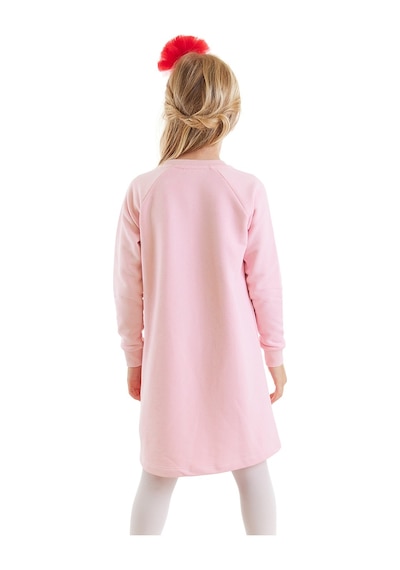 Denokids Uğur Böceği Çiçekler Baskılı Kız Çocuk Elbise Pembe Denokids Uğur Böceği Çiçekler Baskılı Kız Çocuk Elbise Pembe
