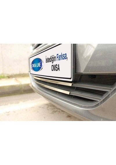 Ford Courier Krom Ön Tampon Çıtası 2 Parça 2014-2017 Arası